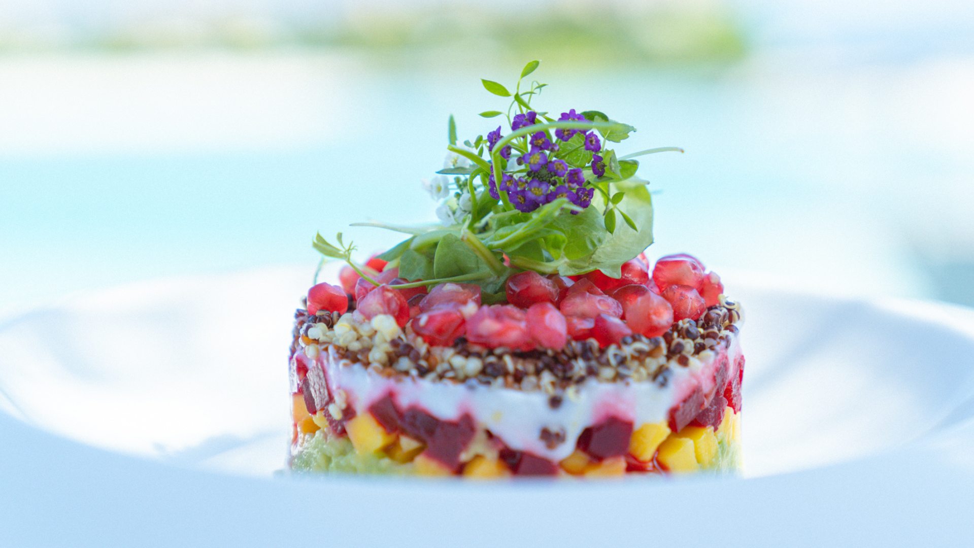 A Cake With Fruit On Top